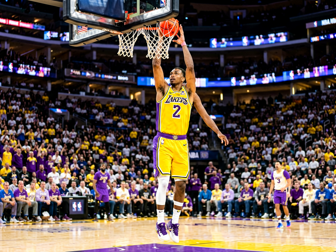 NBA季后赛精彩集锦，球员扣篮瞬间