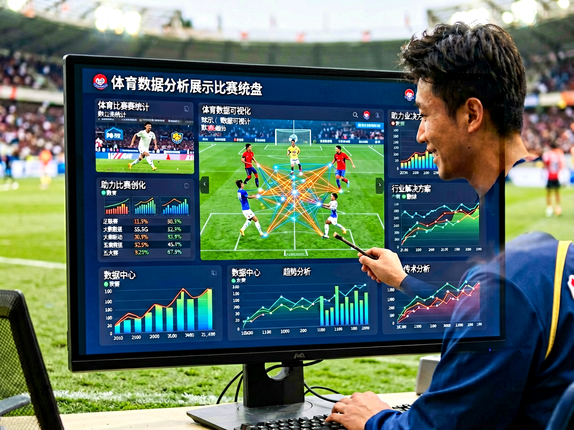 体育数据分析仪表盘，展示比赛统计图表
